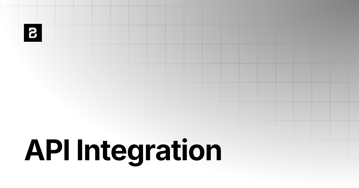 API Integration | B2Bridge User Guide - Enterprise B2B Ecommerce Solution